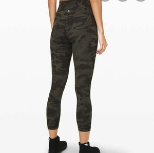 Lululemon Align Tights Camo Gator Green